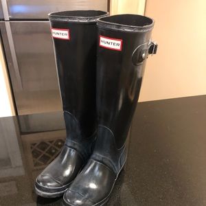 Hunter rain boots, size 7, women’s